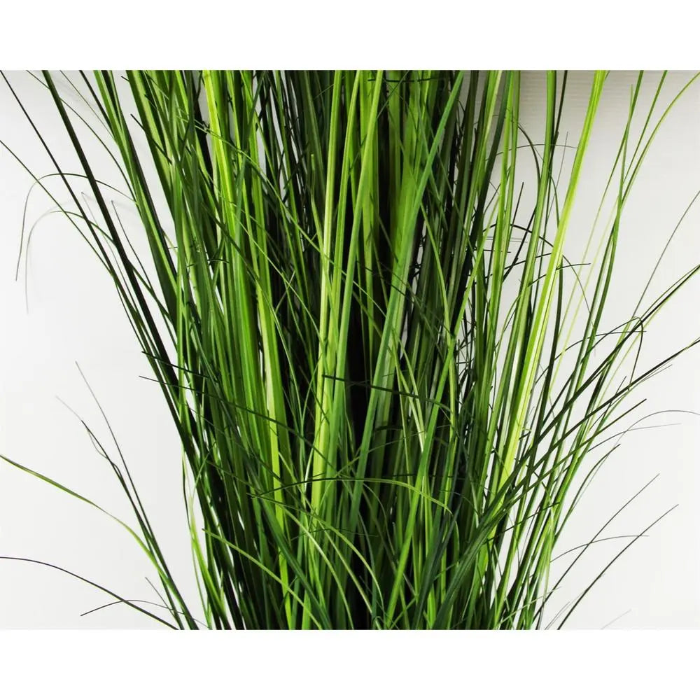 130cm Artificial Extra Large Grass Plant with Copper Metal Plater Leaf