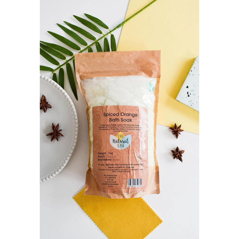 1kg Spiced Orange Bath Salts - Compostable pouch Spirit Journeys Gifts