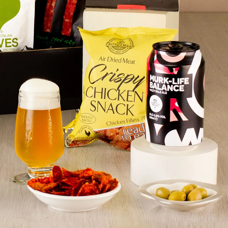 Man Box - Beer and Snack Hamper