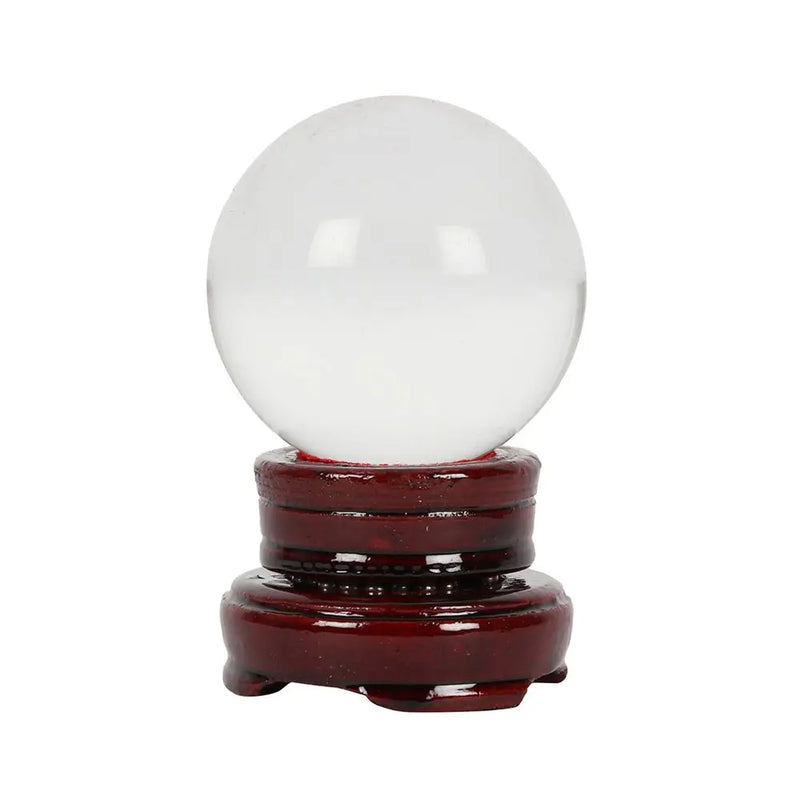 6cm Crystal Ball with Stand Unbranded