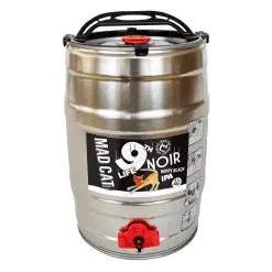 9th Life Noir 5.7%  5 litre mini keg Mad Cat Brewery