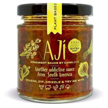 AJI- OUR HOTEST SOUTH AMERICAN PLANT-BASED SAUCE Chimilove