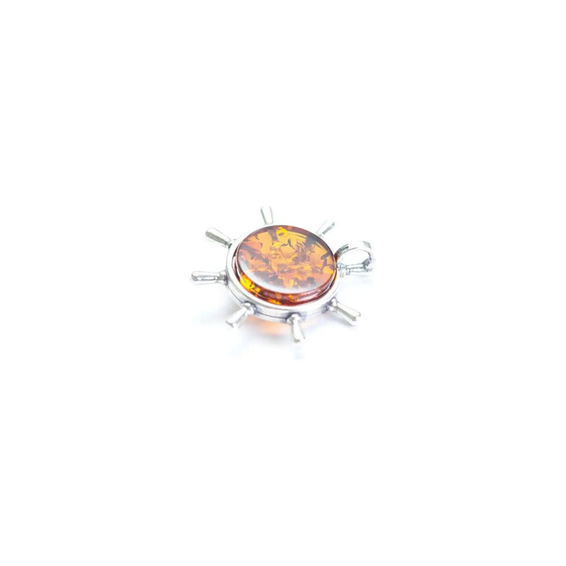 Amber Helm Charm Pendant Spirit Journeys Gifts