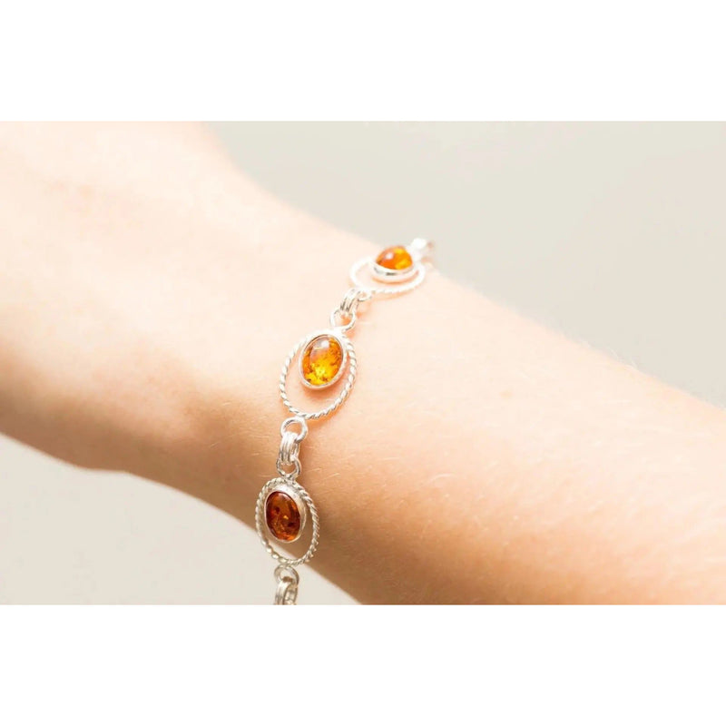 Amber Quintessence Link Bracelet Spirit Journeys Gifts