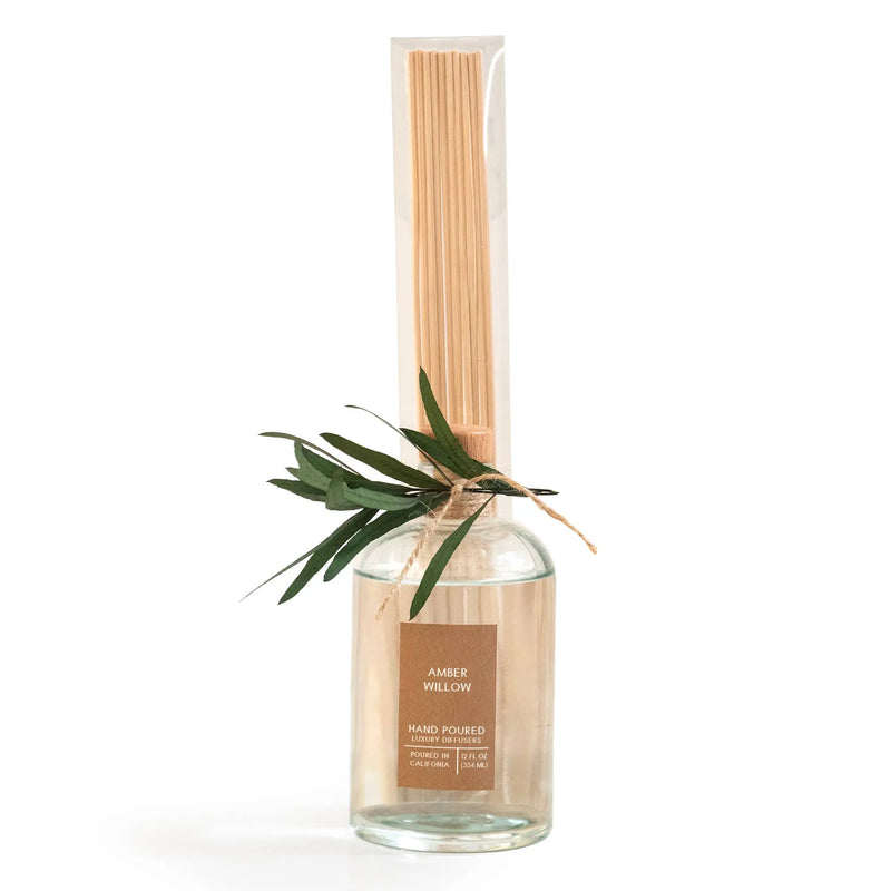 Amber Willow Botanical Tie Reed Diffuser Andaluca