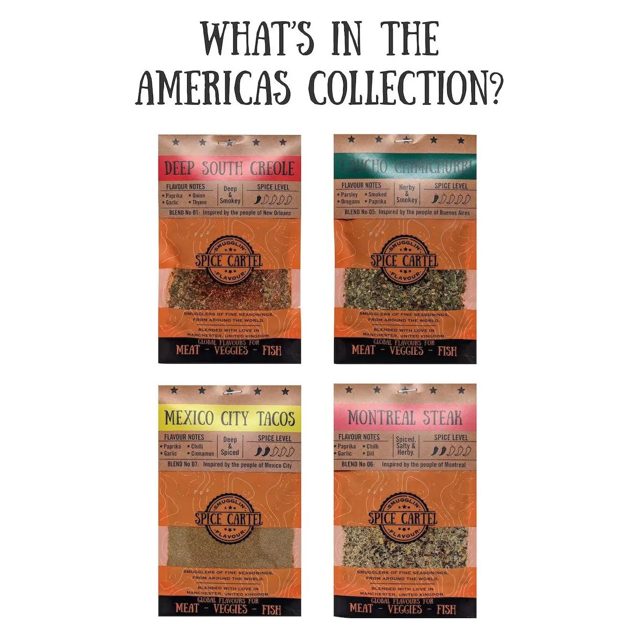 Americas Spice Gift Box | Flavours From North & South America Spice Cartel