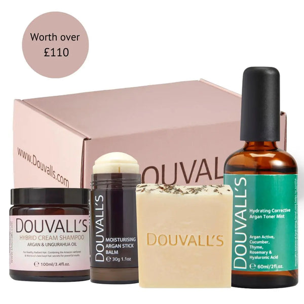 Argan Glow Beauty Box (Five products) Must Have BOX Douvalls Beauty