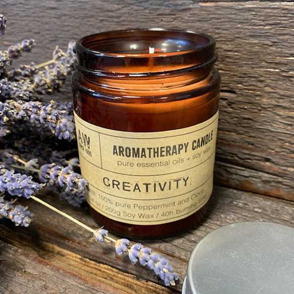 Aromatherapy Candle - Creativity Spirit Journeys