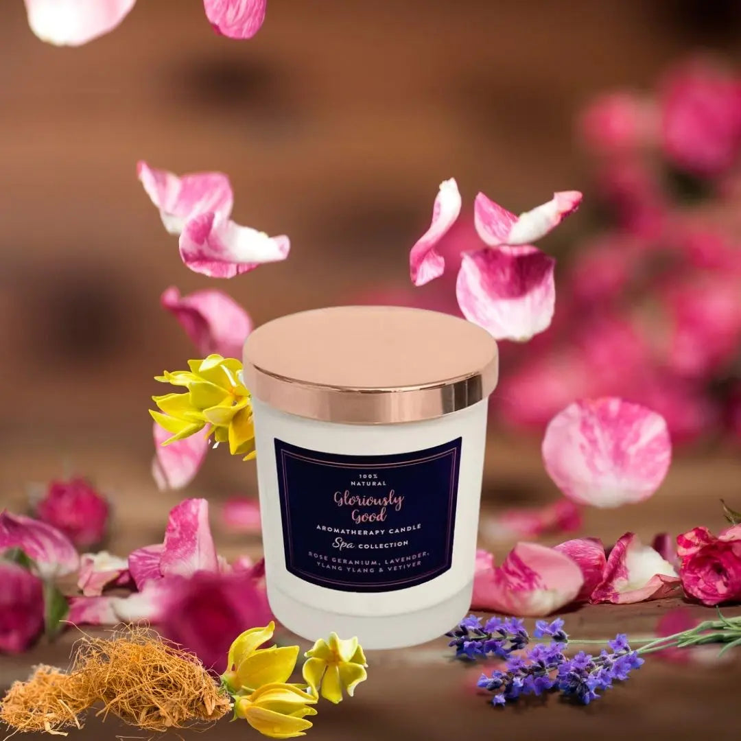 Aromatherapy Candle Making Kit | Rose Geranium, Lavender, Ylang Ylang & Vetiver Gloriously Good