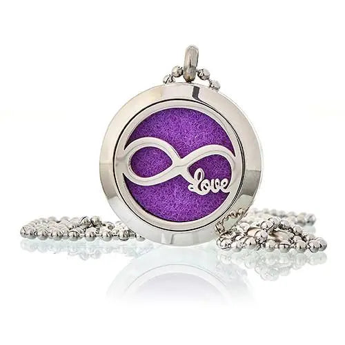 Aromatherapy Diffuser Necklace - Infinity Love 25mm Spirit Journeys Gifts