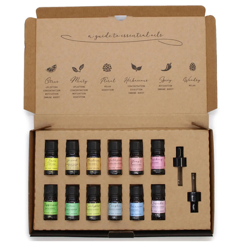 Aromatherapy Essential Oil Set - Starter Pack Spirit Journeys Gifts