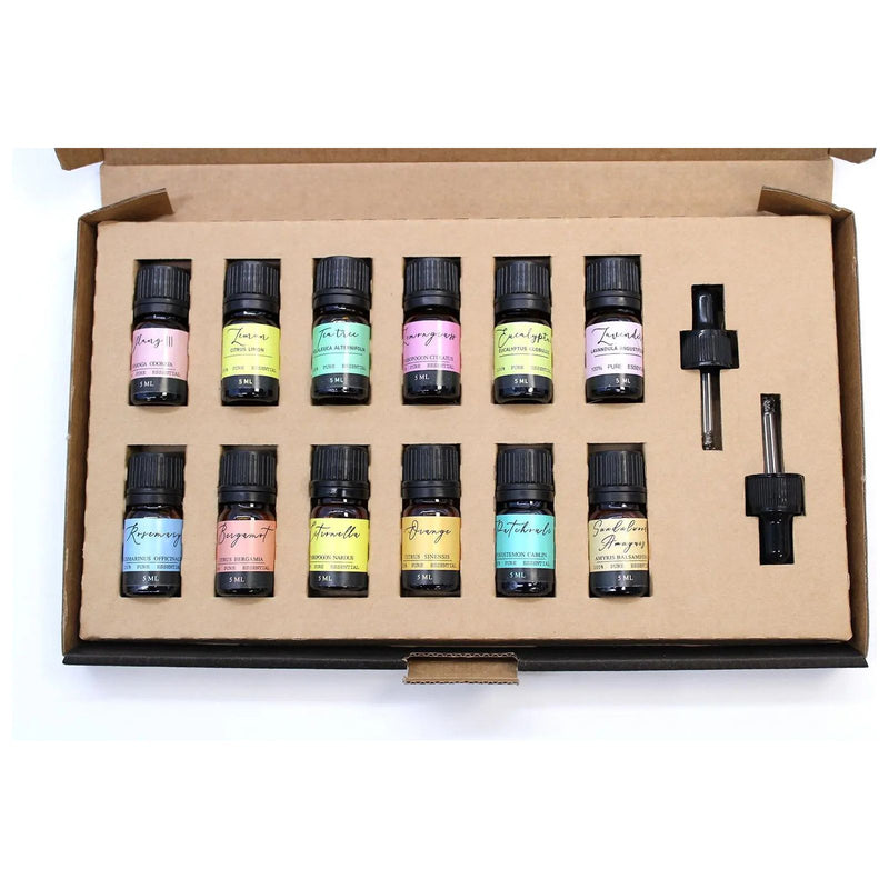 Aromatherapy Essential Oil Set - The Top 12 Spirit Journeys Gifts