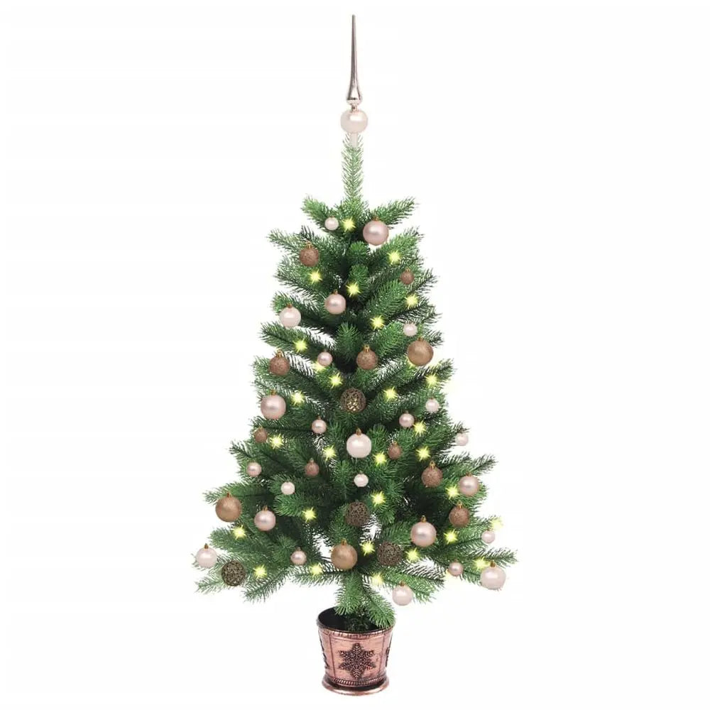 Artificial Christmas Tree with LEDs & Ball Set 65 cm to 240 cm vidaXL