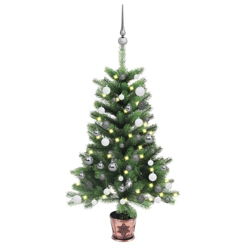 Artificial Christmas Tree with LEDs & Ball Set 65 cm to 240 cm vidaXL