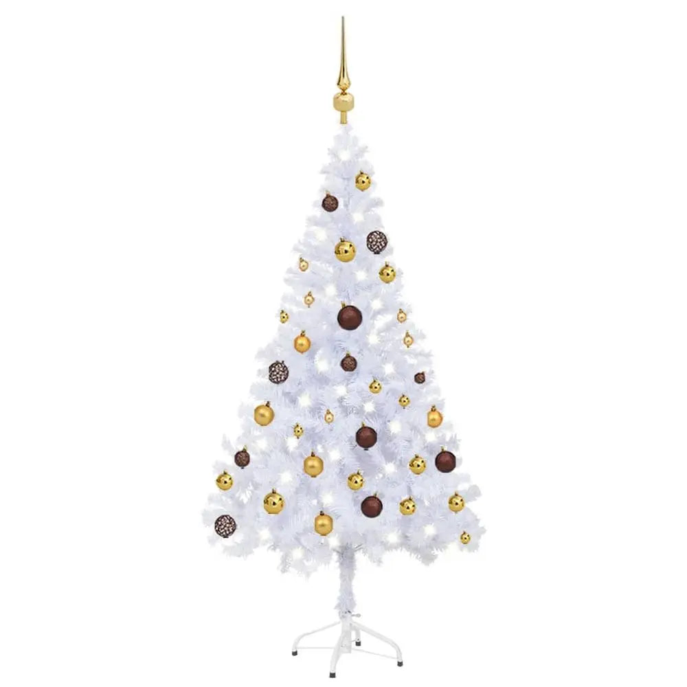 Artificial Christmas Tree with LEDs&Ball Set 120cm  x 240cm vidaXL