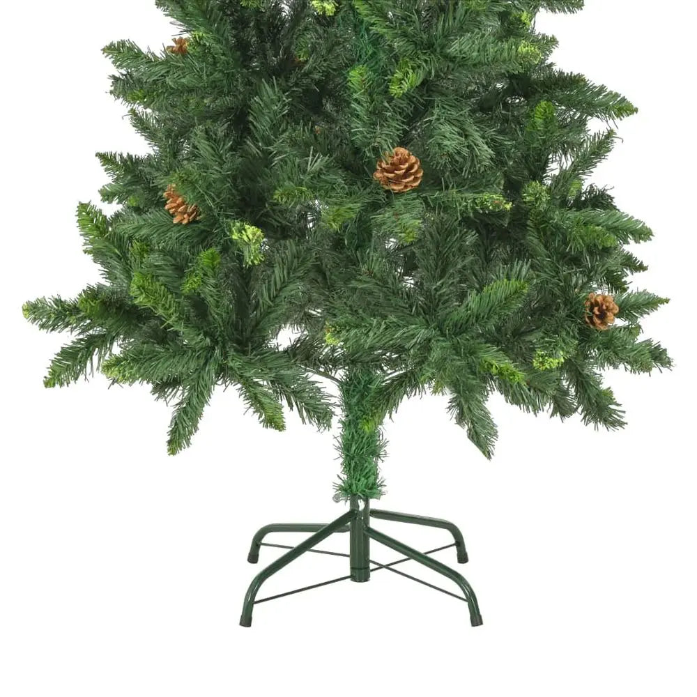 Artificial Christmas Tree with LEDs&Ball Set Green 150 cm vidaXL