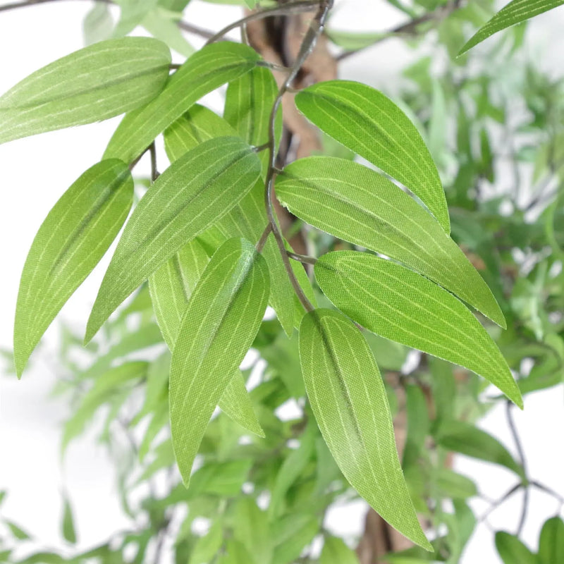 Artificial Ficus Tree Green Gold 140cm Japanese Fruticosa Spirit Journeys Gifts