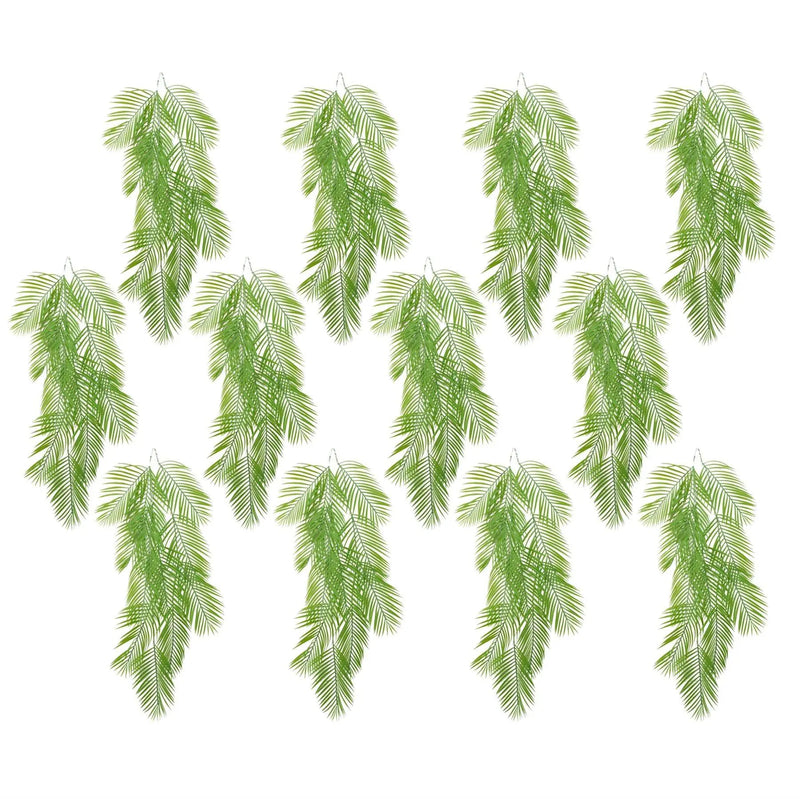 Artificial Hanging Palm Leaves Plant Pack 12 x 120cm Spirit Journeys Gifts