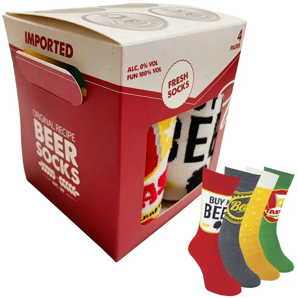 BOXT SOCKS - Mens 4 Pack Set Cubic Feet