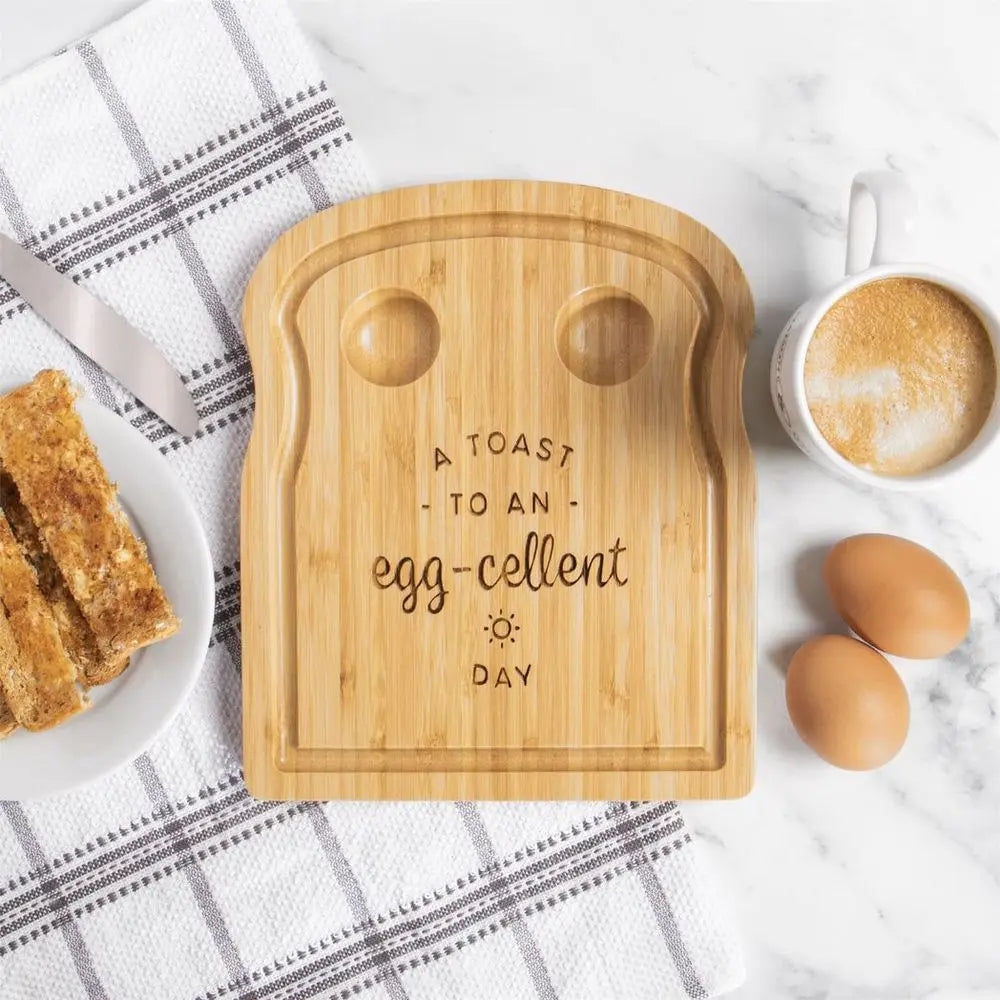 Bamboo Breakfast Egg Board | M&W Maison & White