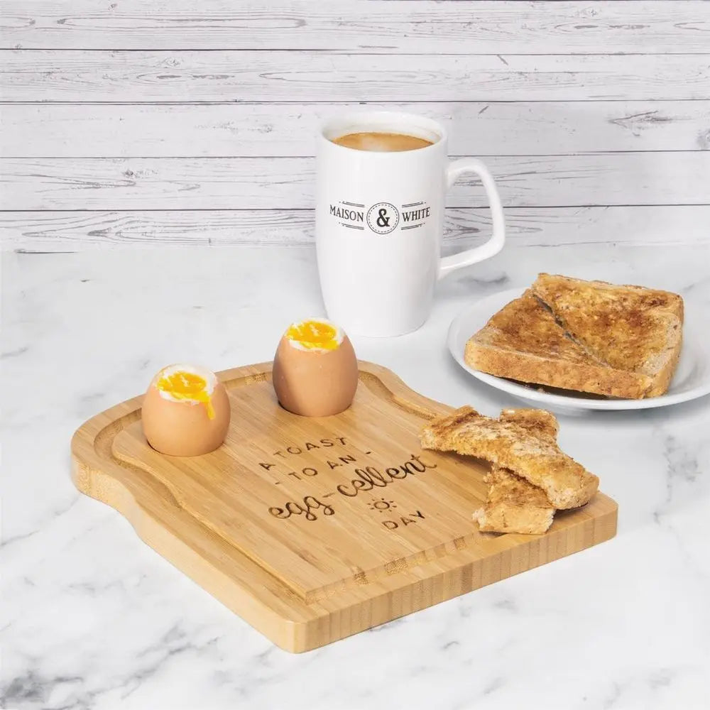 Bamboo Breakfast Egg Board | M&W Maison & White