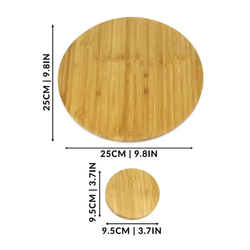 Bamboo Circle Placemats & Coasters - Set of 4 | M&W Maison & White