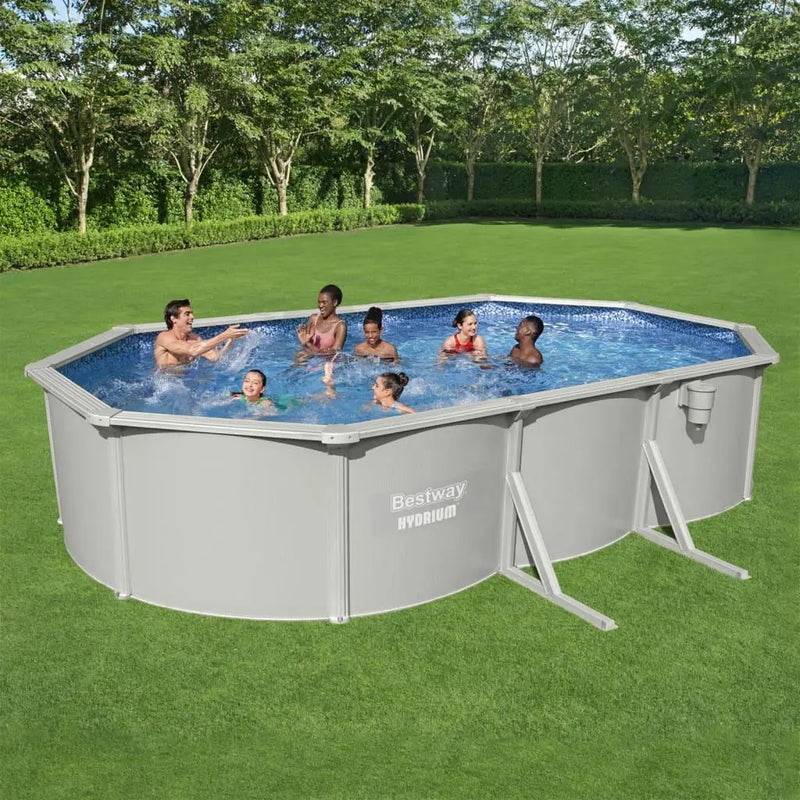 Bestway Hydrium Above Ground Frame Pool Oval 610x360x120 cm Spirit Journeys Gifts