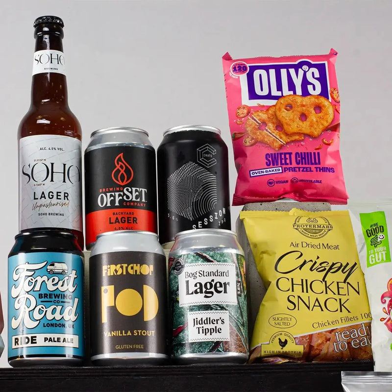 Big Man Box - Beer and Snack Hamper Spirit Journeys Gifts