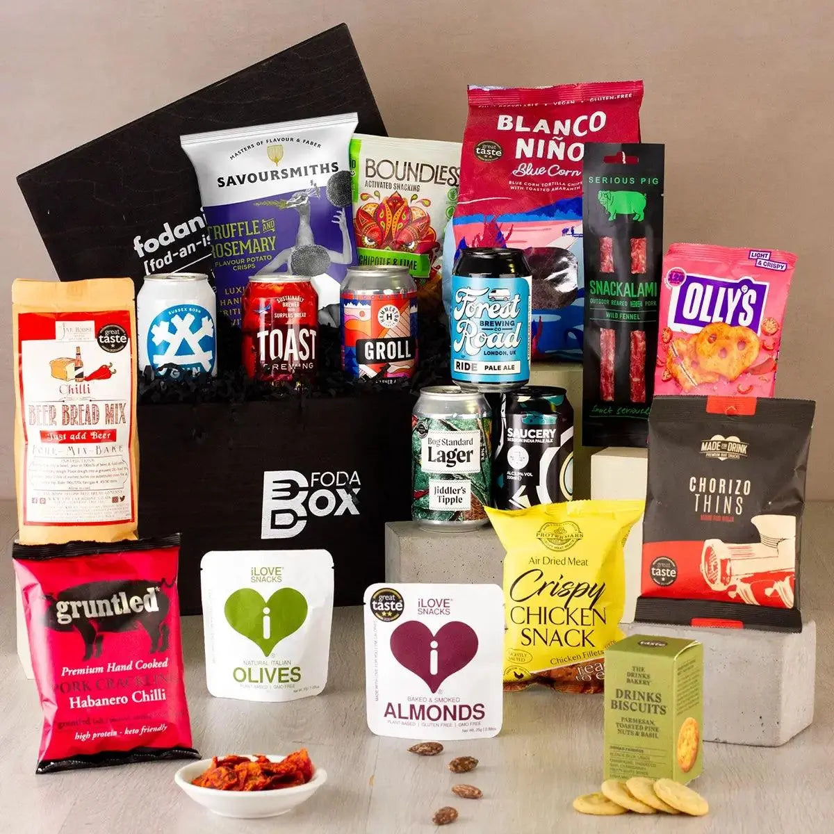 Big Man Box - Beer and Snack Hamper Spirit Journeys Gifts