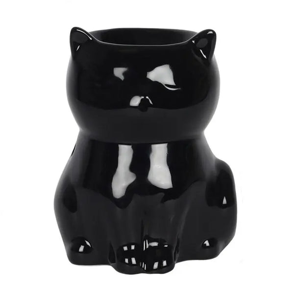 Black Cat Oil Burner Spirit Journeys Gifts