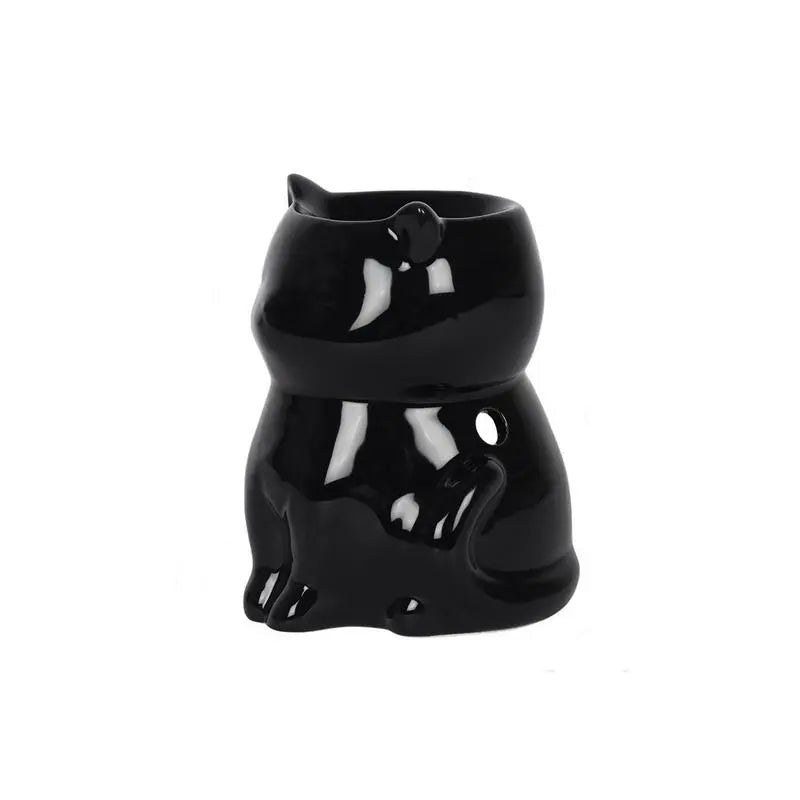 Black Cat Oil Burner Spirit Journeys Gifts