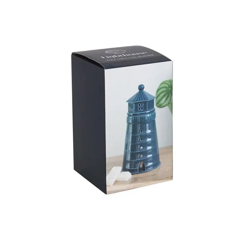 Blue Lighthouse Oil Burner Spirit Journeys Gifts