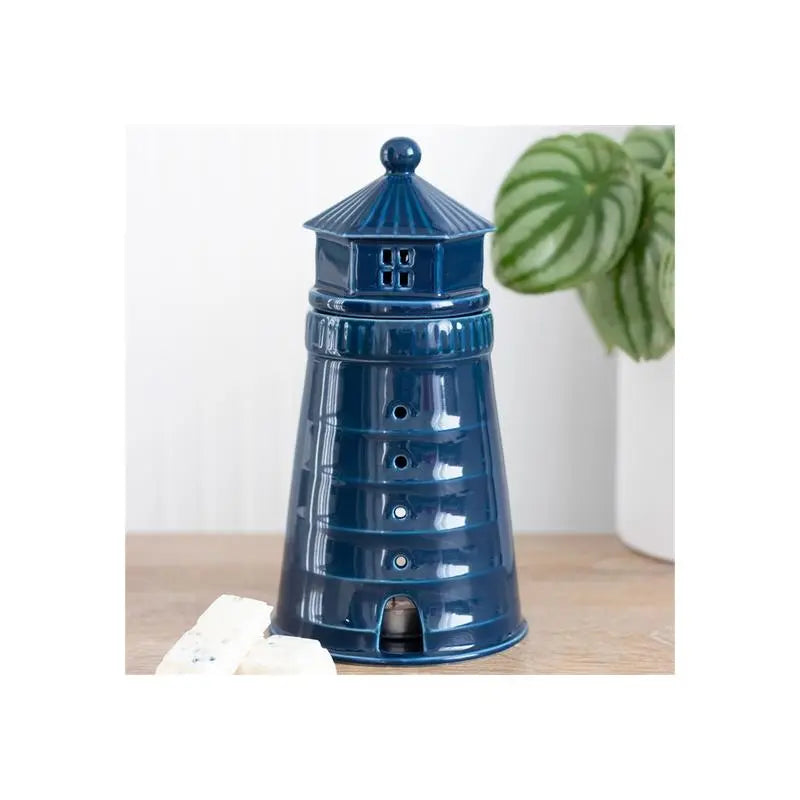 Blue Lighthouse Oil Burner Spirit Journeys Gifts