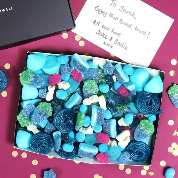 Blue Sweets Letterbox Gift Hamper HamperWell