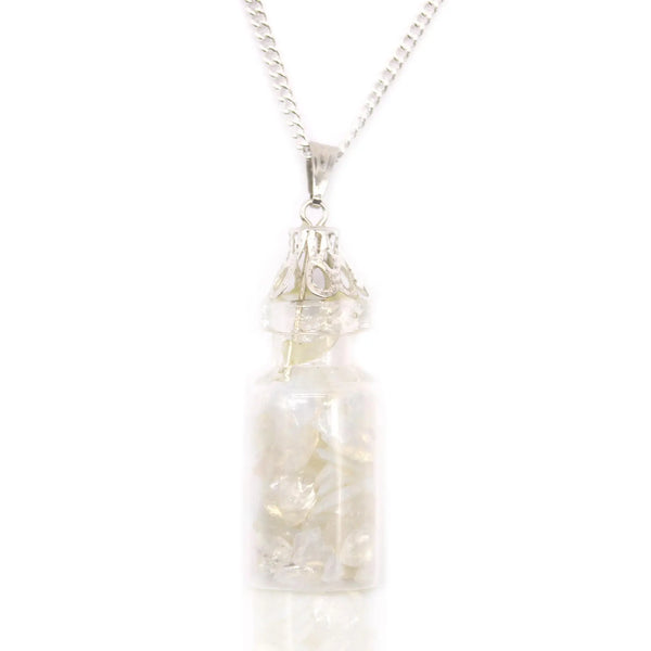 Bottled Gemstones Necklace - Opalite Spirit Journeys Gifts