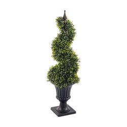 Boxwood Spiral Topiary with Pot 90cm Spirit Journeys Gifts