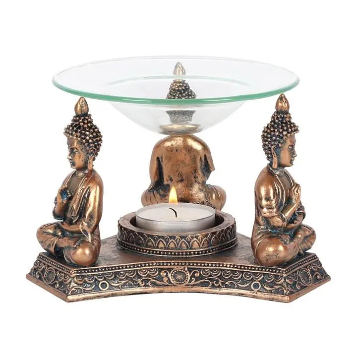 Bronze Buddha Oil Burner Spirit Journeys Gifts