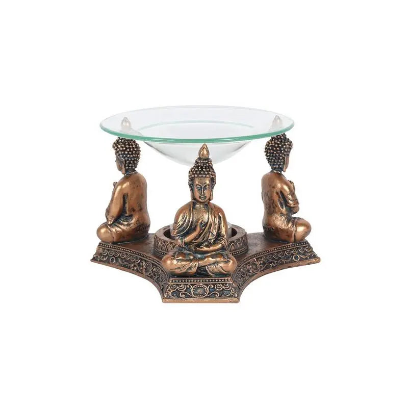 Bronze Buddha Oil Burner Spirit Journeys Gifts