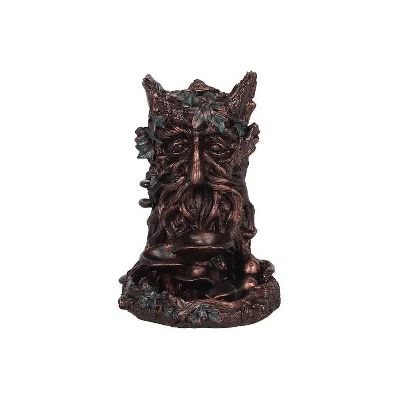 Bronze Effect Tree Man Backflow Incense Burner Spirit Journeys Gifts