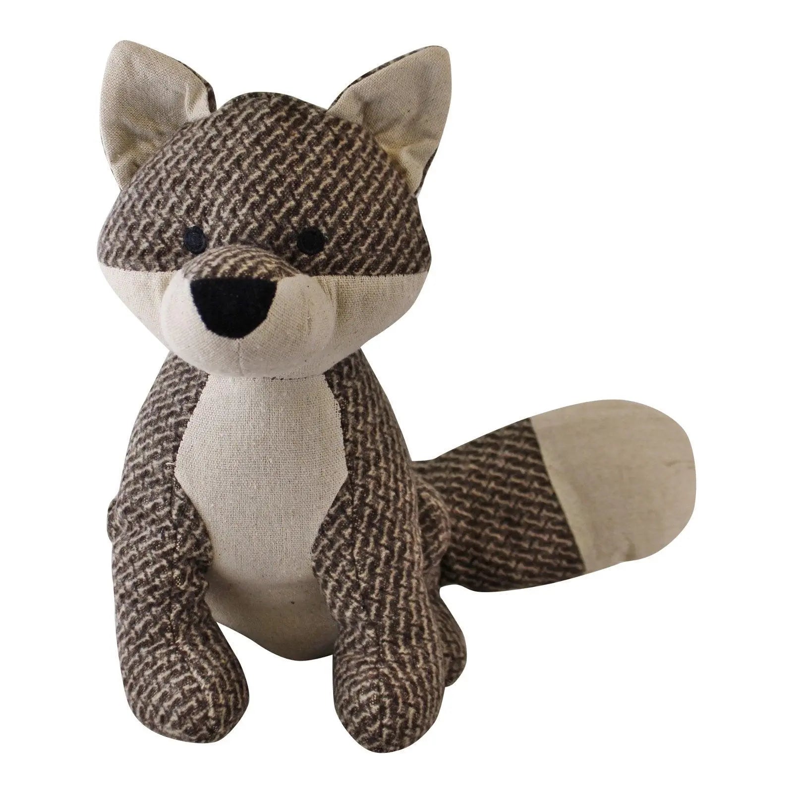 Brown Fabric Fox Doorstop Spirit Journeys Gifts