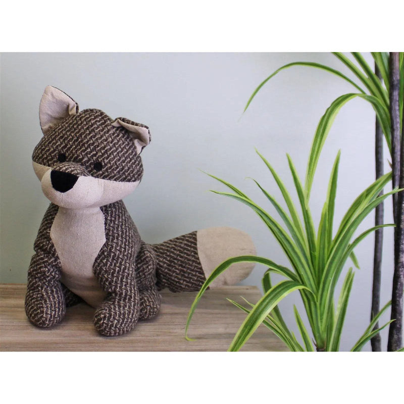 Brown Fabric Fox Doorstop Spirit Journeys Gifts