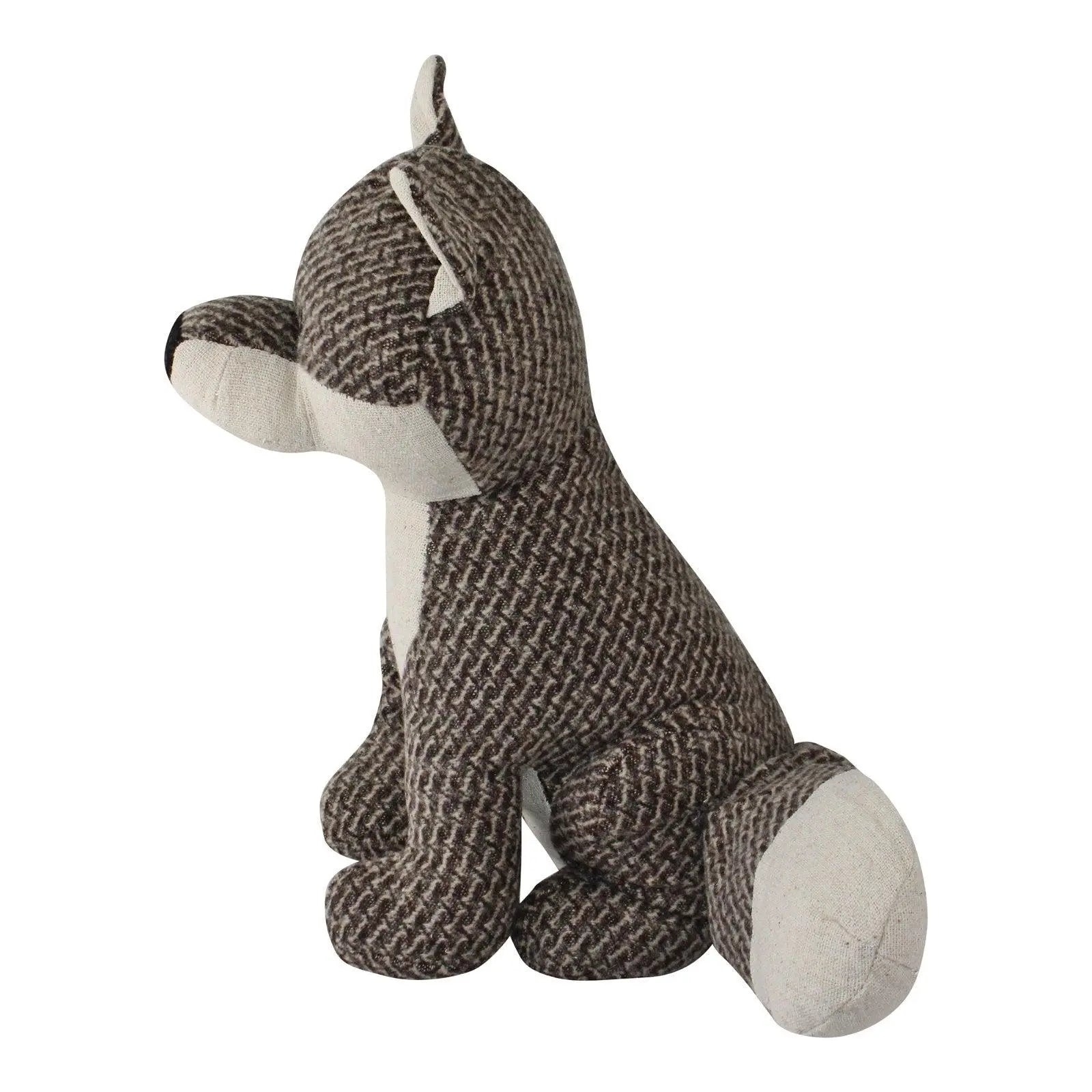 Brown Fabric Fox Doorstop Spirit Journeys Gifts