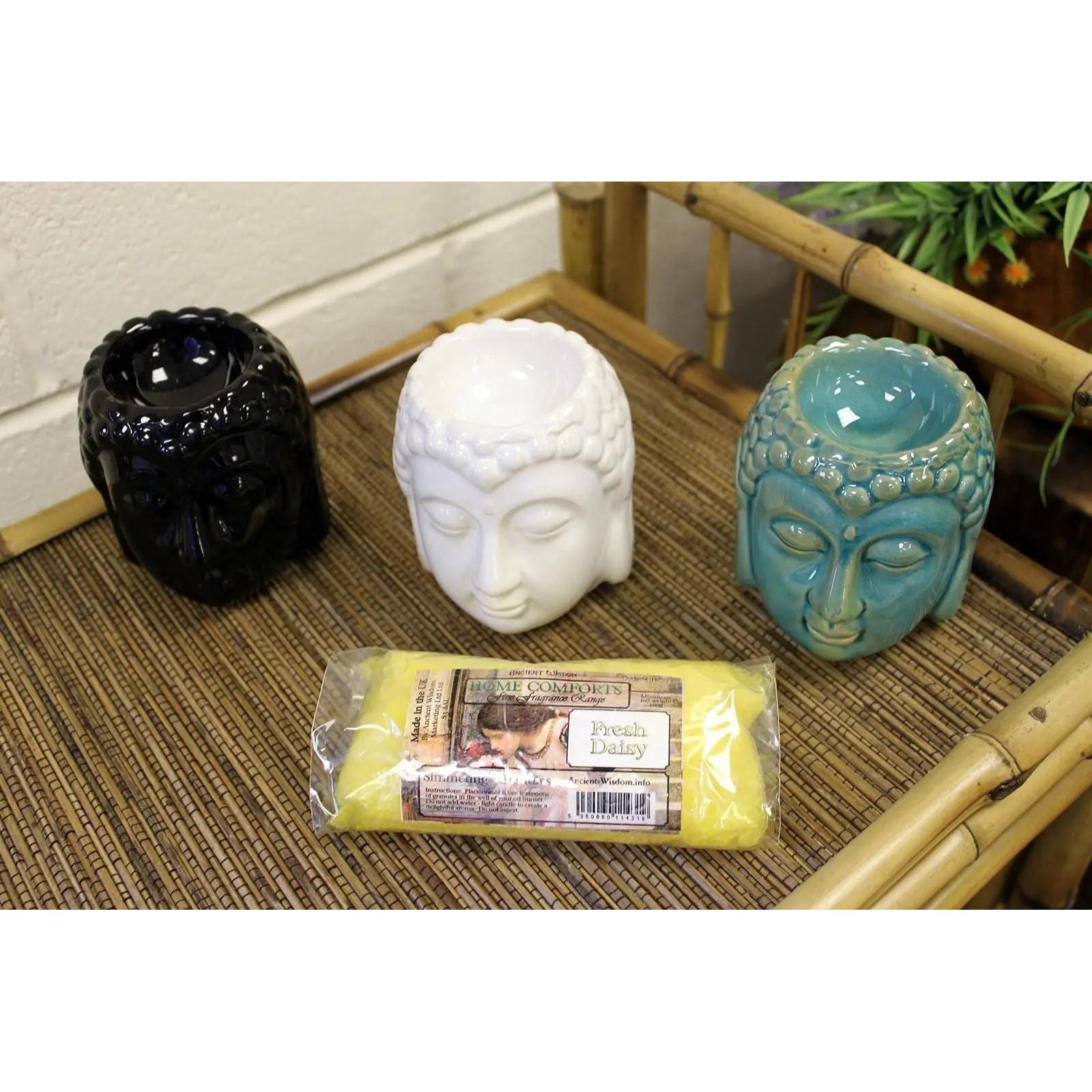 Buddha Oil Burner - Black Spirit Journeys Gifts