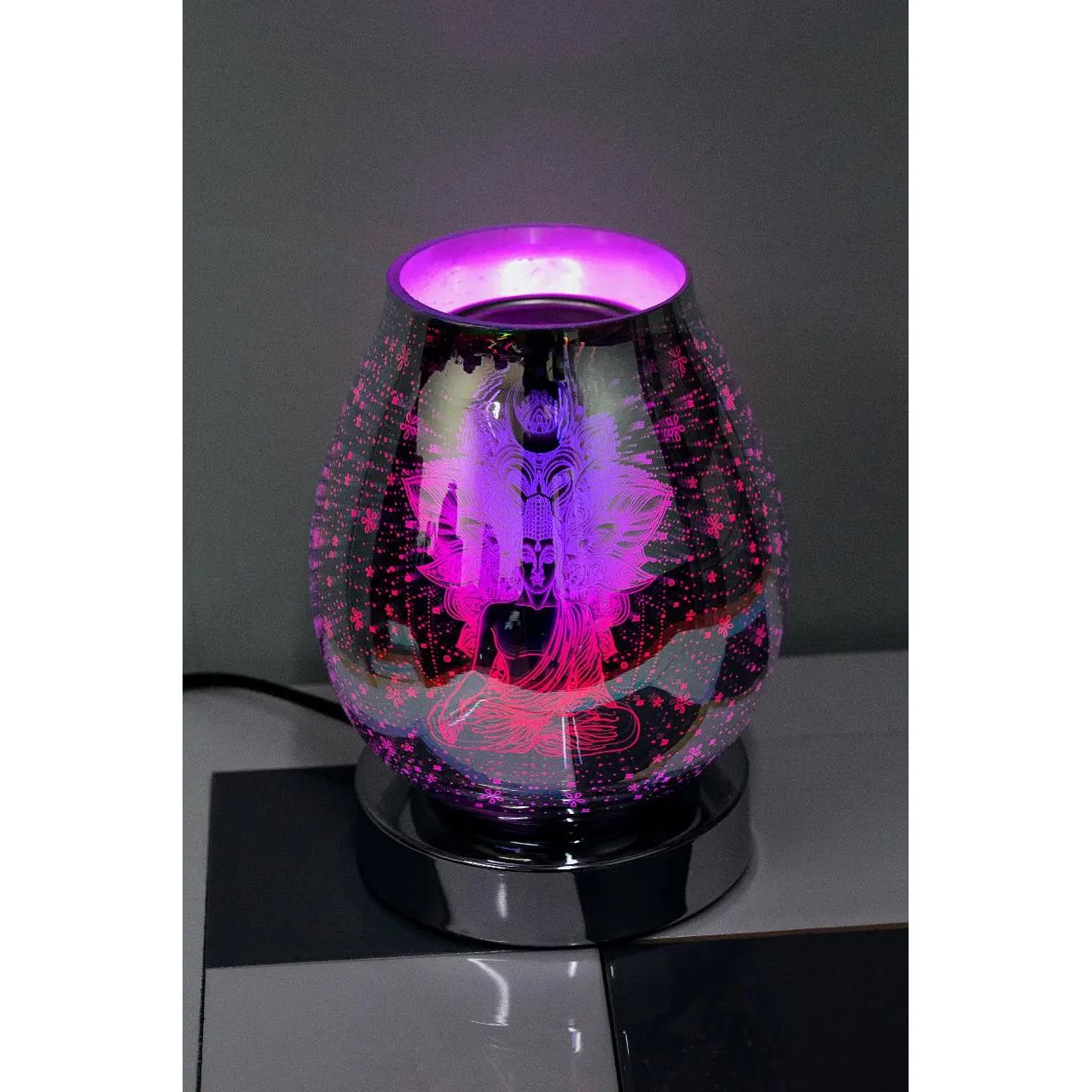 Buddha Oval LED Oil Burner Spirit Journeys Gifts