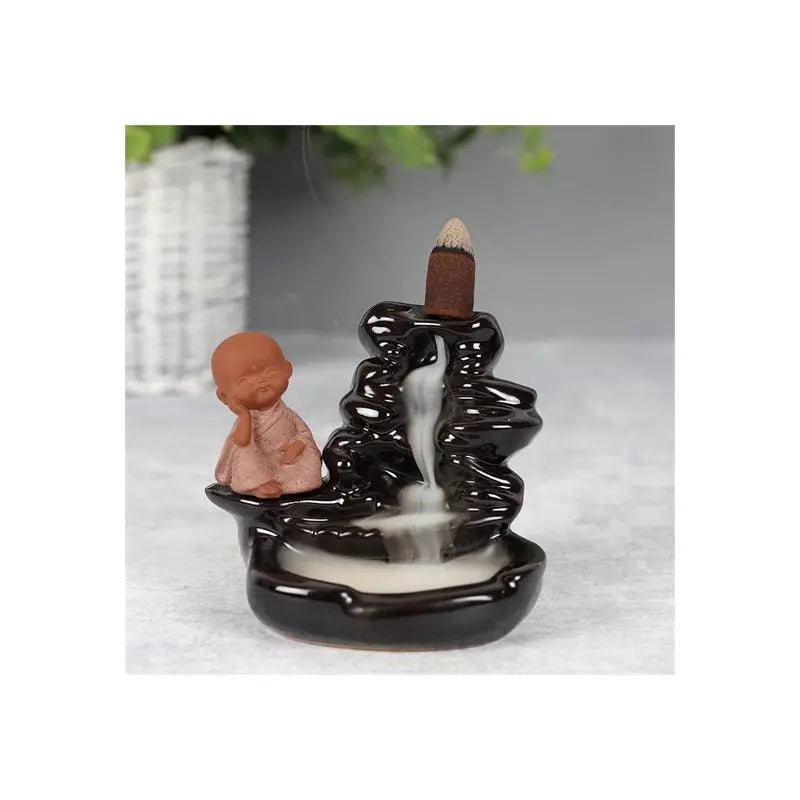 Buddha Waterfall Backflow Incense Burner Spirit Journeys Gifts