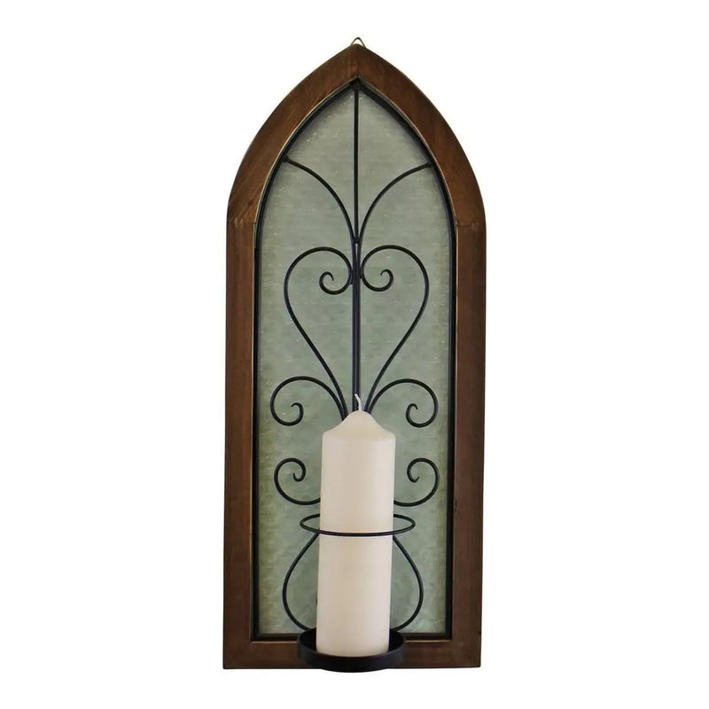 Candle Wall Sconce, Church Window Design gekofaire