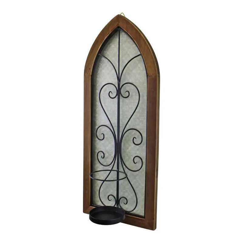 Candle Wall Sconce, Church Window Design gekofaire