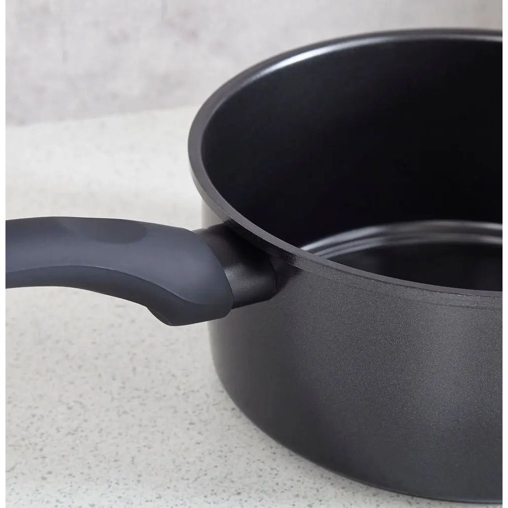 Cermalon 5 Piece Black Carbon Steel Cookware Set Cermalon