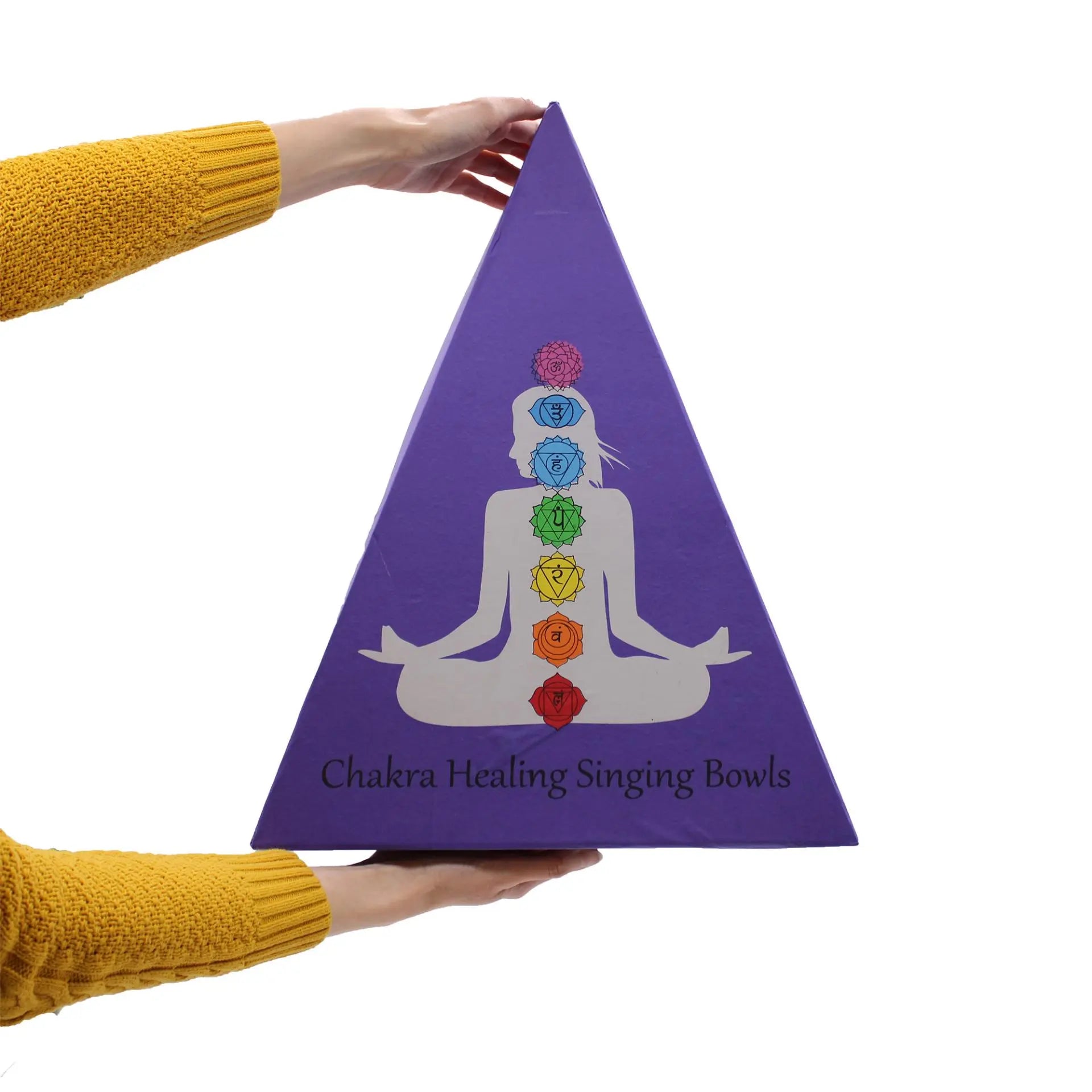 Chakra Pyramid Singing Bowl Gift Set Spirit Journeys Gifts