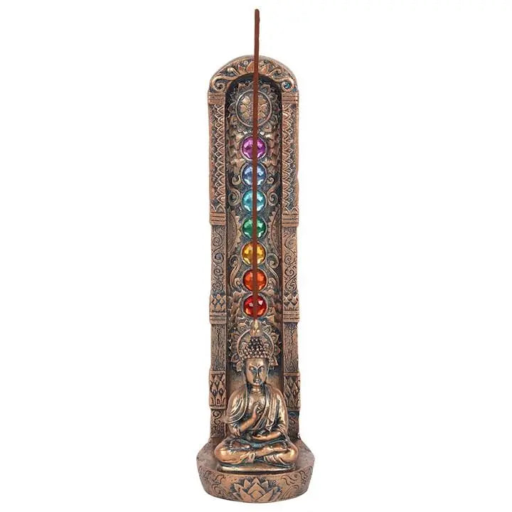 Chakra and Buddha Incense Holder Spirit Journeys Gifts